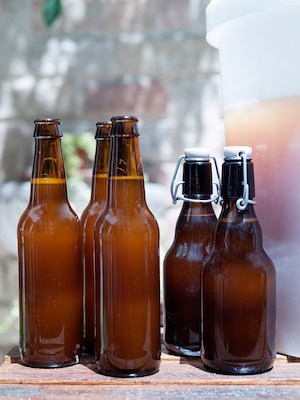 Botellas cerveza casera