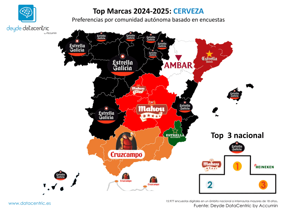 Marcas cerveza por comunidades 24-25